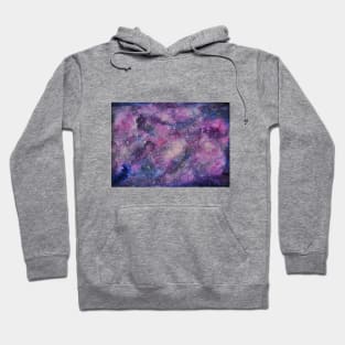 Watercolor Galaxy | Watercolor Space | Purple + Pink Galaxy Hoodie